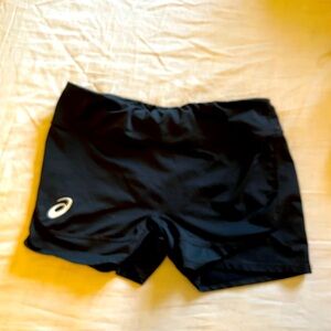 Spandex shorts, black, large